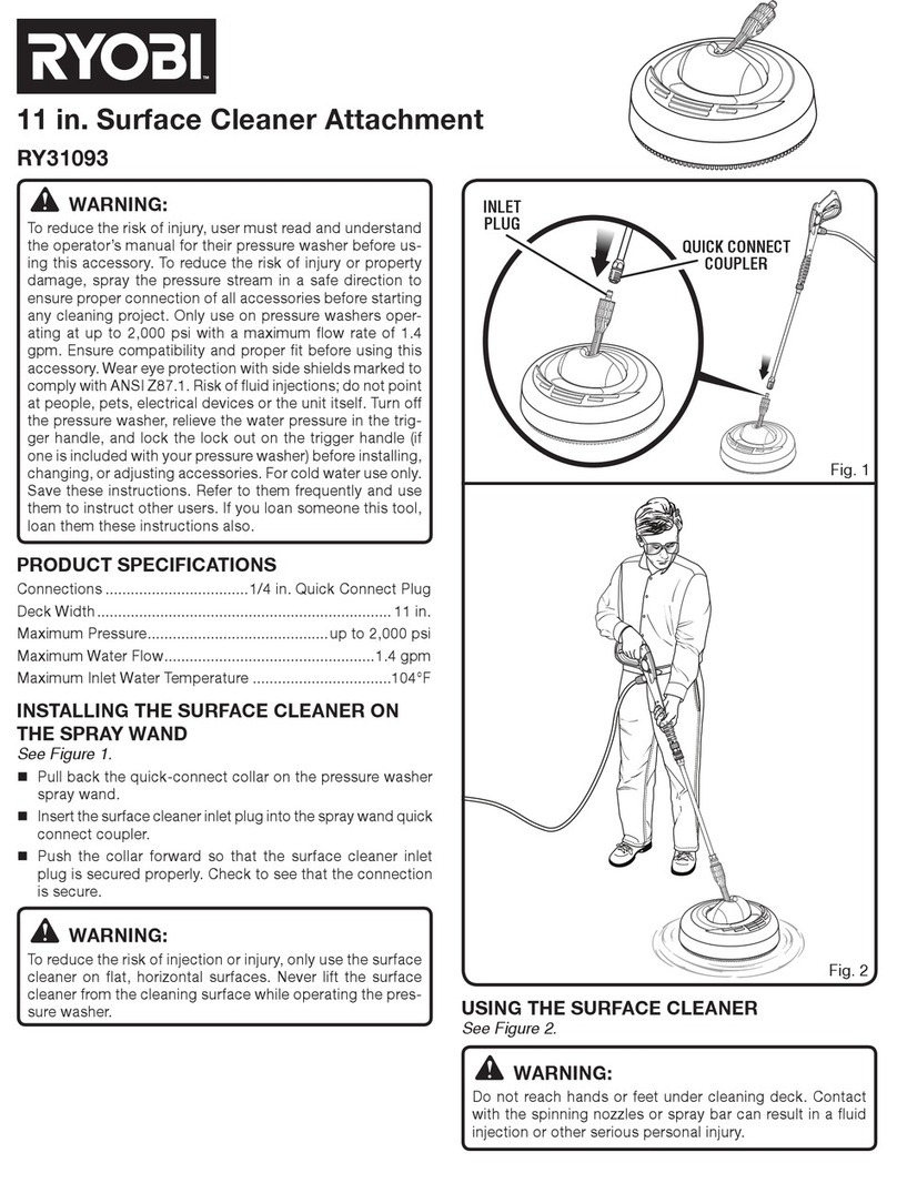 Ryobi RY31093 User manual