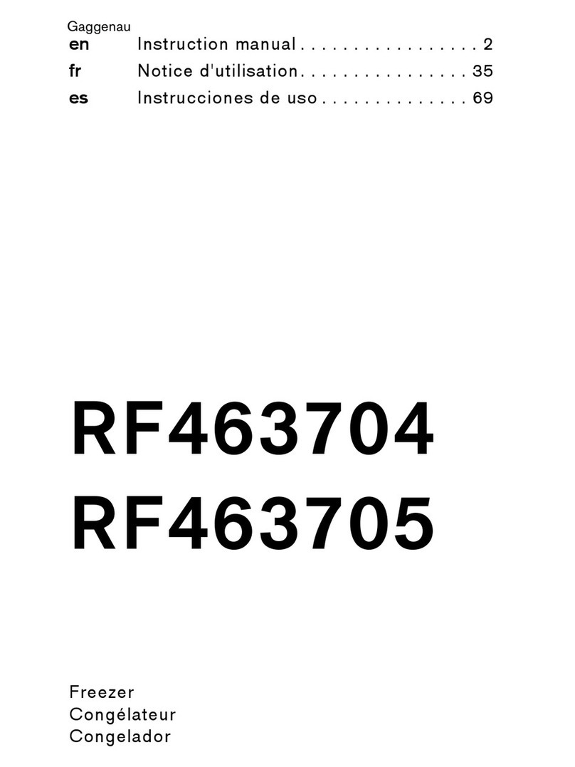 Gaggenau RF463704 instruction manual