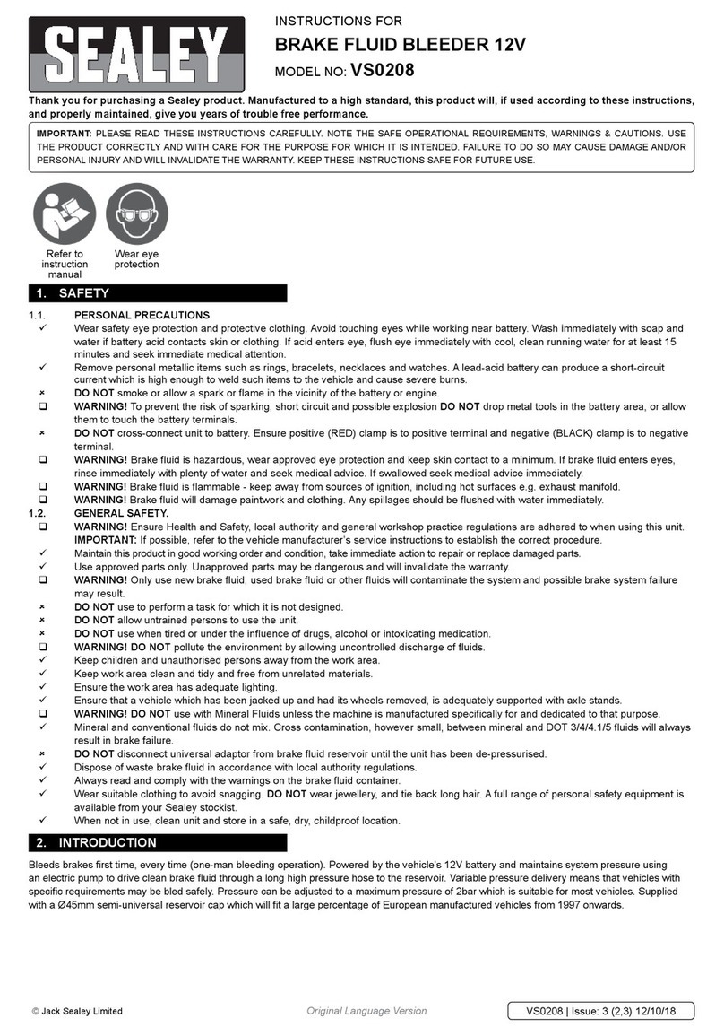 Sealey VS0208 User manual