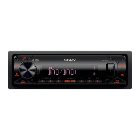 Sony DSX-B41D operating instructions