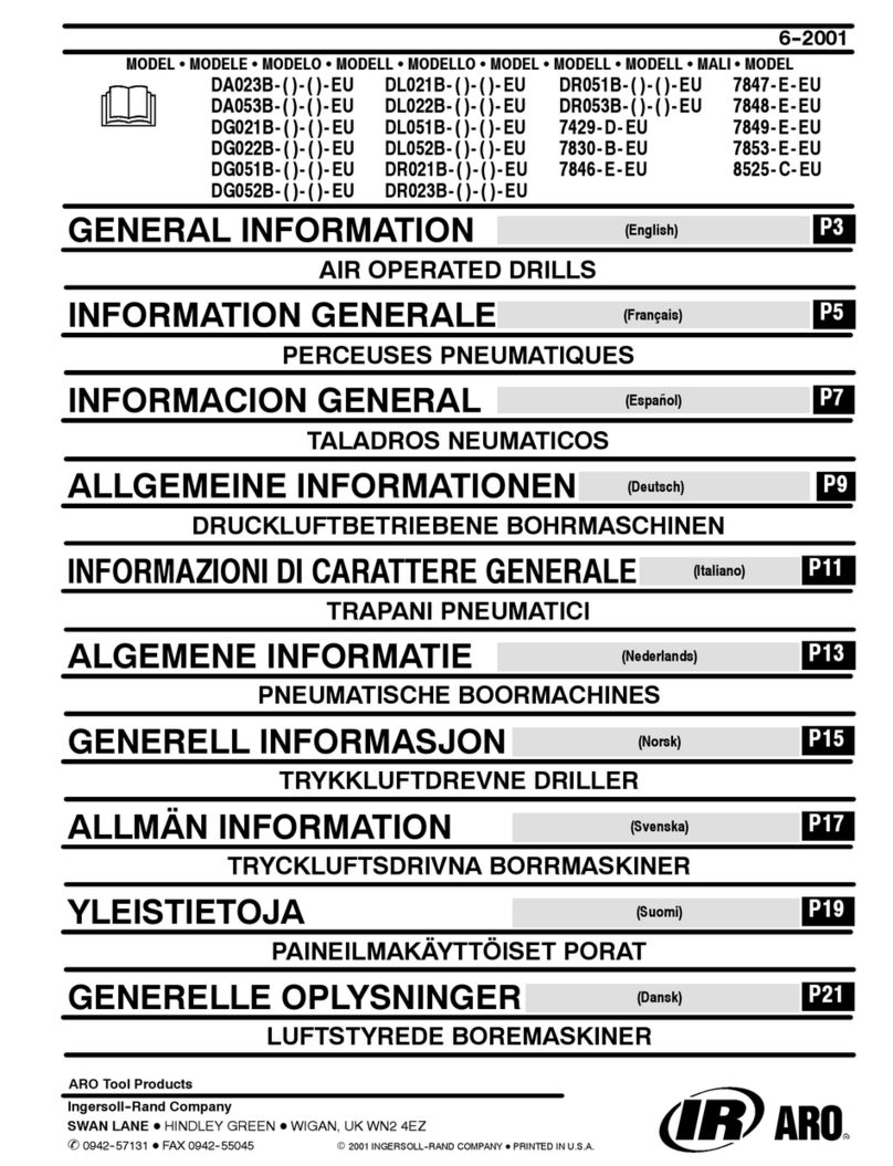 Ingersoll-Rand ARO DA023B-EU Series General information