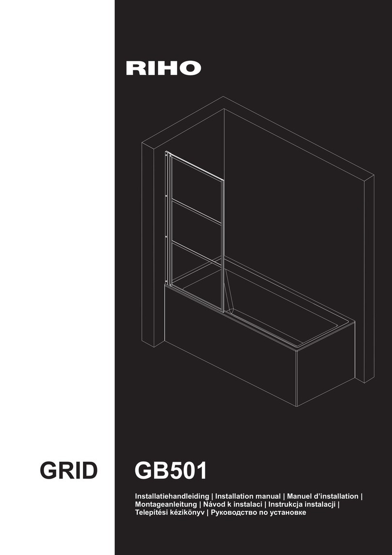 RIHO GRID GB501 User manual