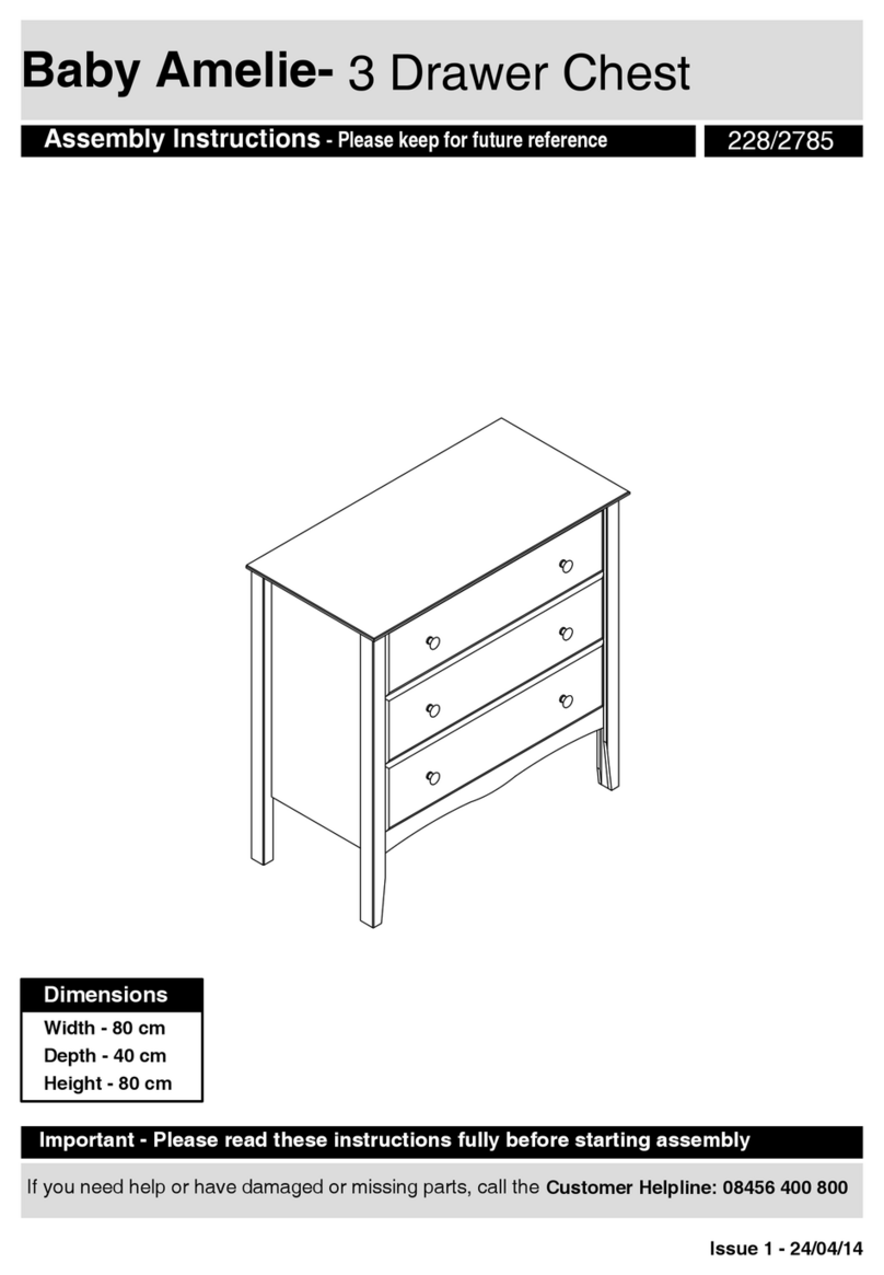 Argos Baby Amelie 228/2785 Assembly instructions Argos Baby Amelie 228/2785 Assembly instructions