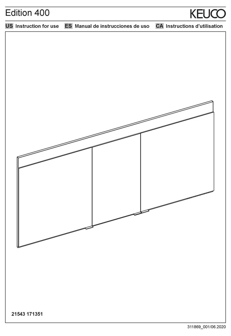 KEUCO Edition 400 21543 171351 Instructions for use KEUCO Edition 400 21543 171351 Instructions for use