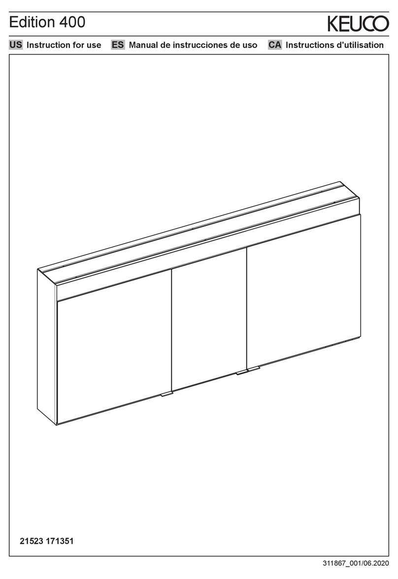KEUCO Edition 400 21523 171351 User manual