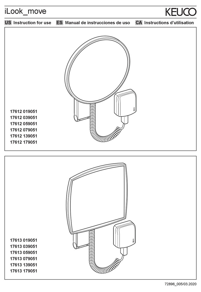 KEUCO iLook move 17612 019051 Instructions for use