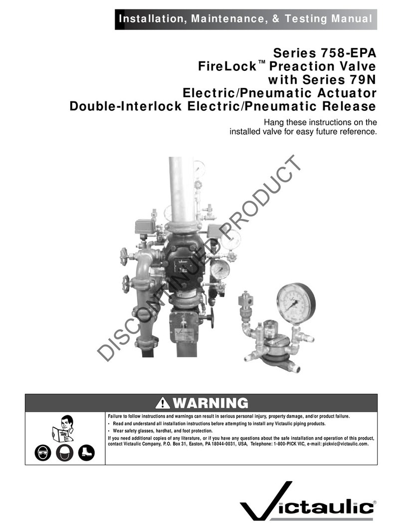 Victaulic FireLock 758-EPA Series User manual