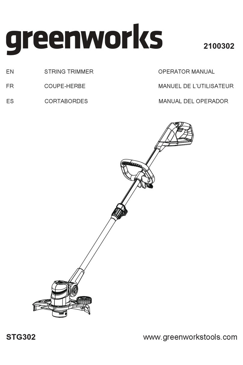 GreenWorks STG302 Operator's manual