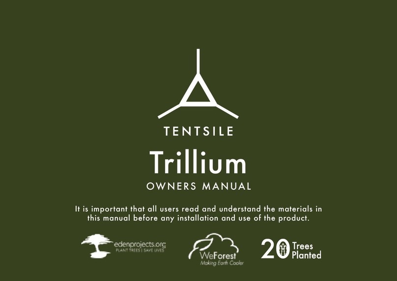 Tentsile TRILLIUM owner's manual Tentsile TRILLIUM owner's manual