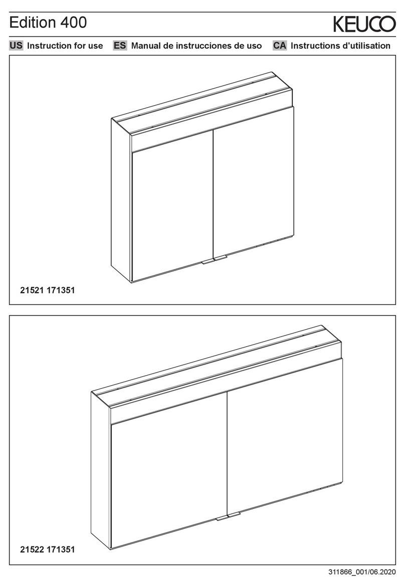 KEUCO 21521 171351 Instructions for use