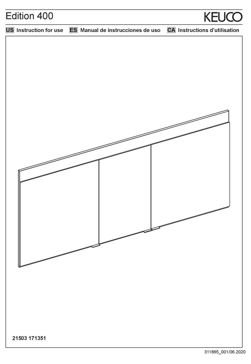 KEUCO Edition 400 21503 171351 Instructions for use