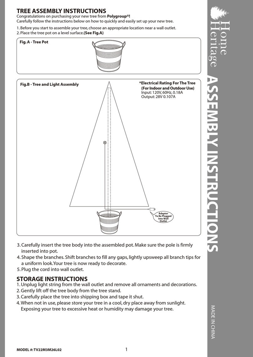 Polygroup Home Heritage TV22M3M26L02 User manual