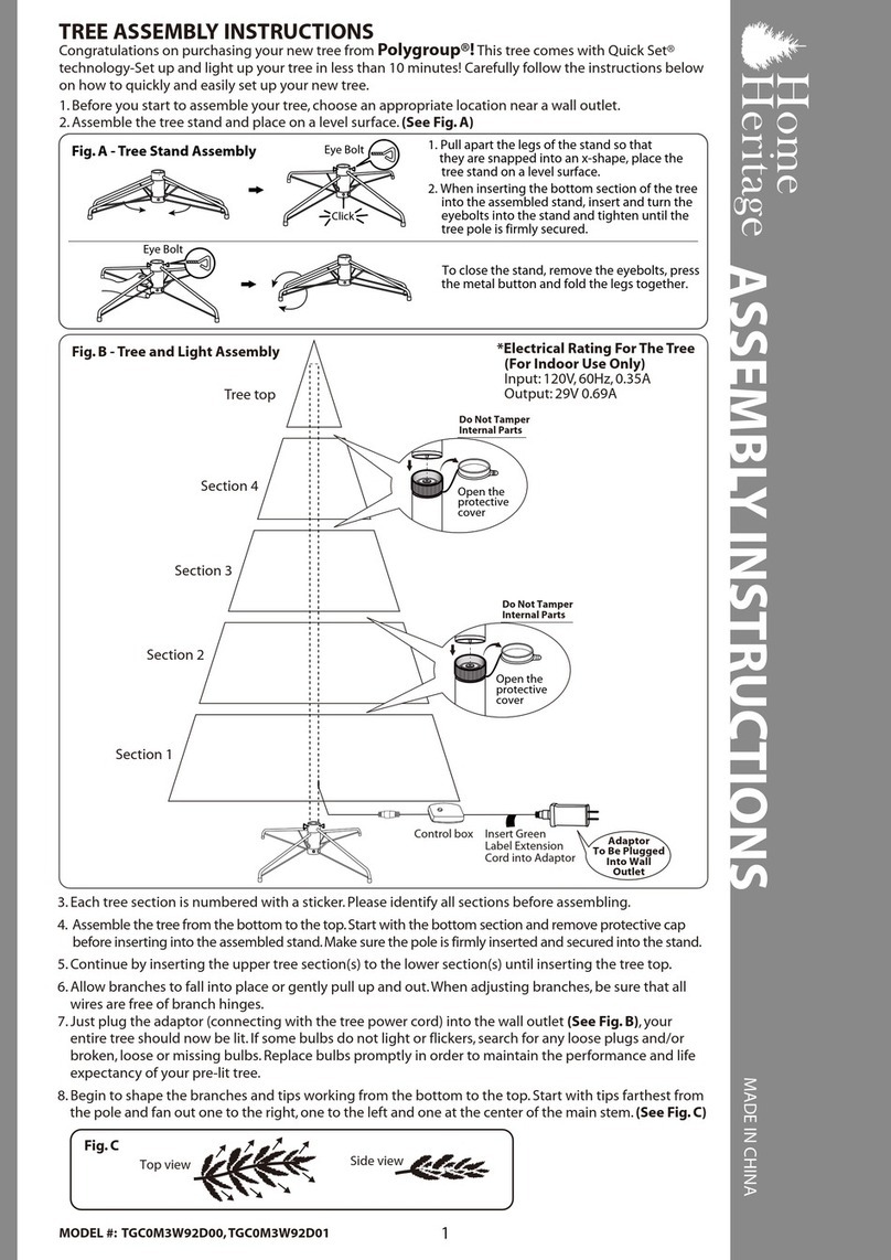 Polygroup Home Heritage  TGC0M3W92D00 User manual