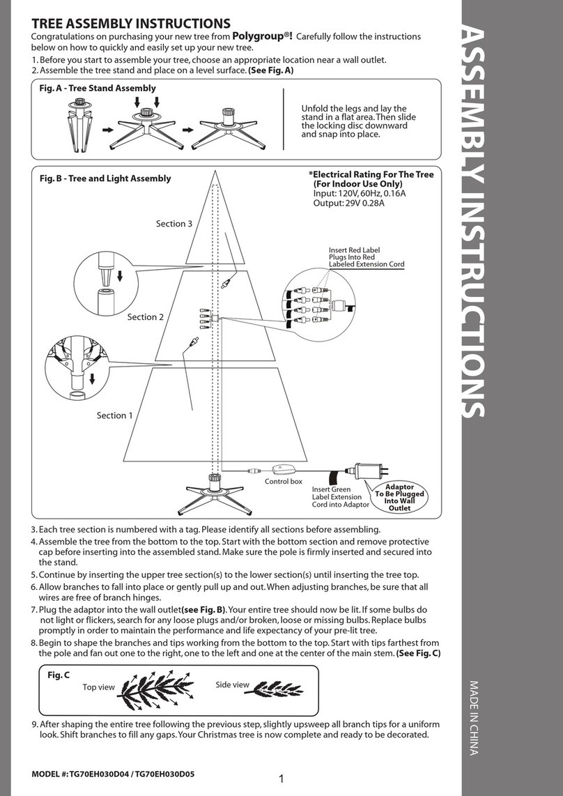 Polygroup TG70EH030D04 Assembly instructions