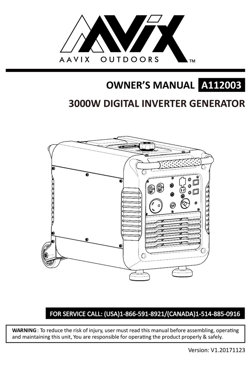 AAVIX A112003 owner's manual
