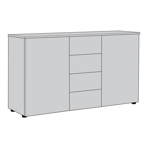 Express Mobel GD39ZHKH DIRECTIONS FOR ASSEMBLY