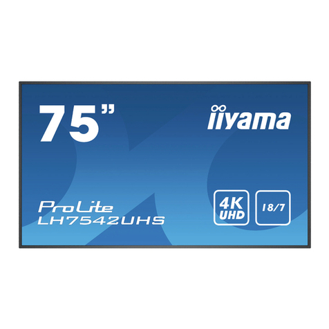 Iiyama ProLite LH7542UHS User manual