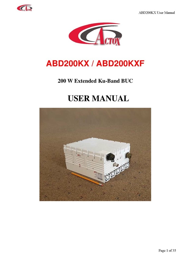 Actox ABD200KX user manual