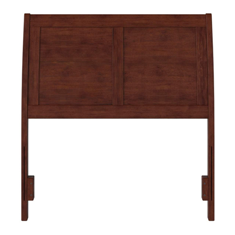 Atlantic PORTLAND HEADBOARD Assembly instructions