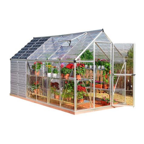 Palram Grow&Store - 6'x12' User manual