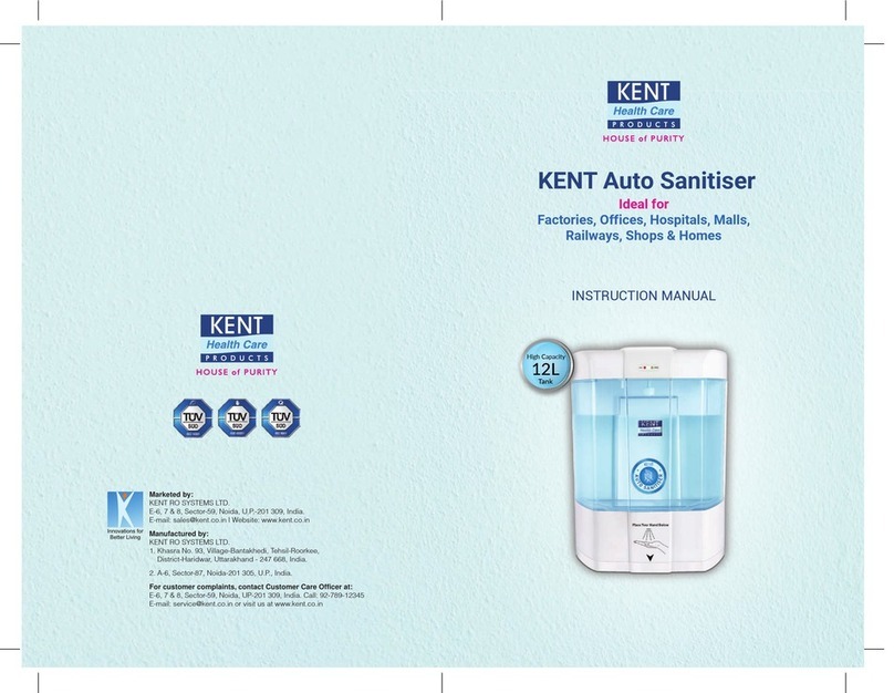 KENT 12011 instruction manual