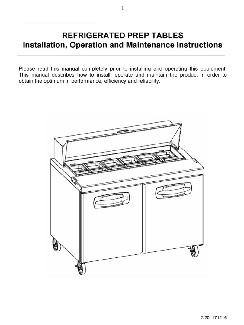 Norlake SP27-8 Installation, operation and maintenance instructions