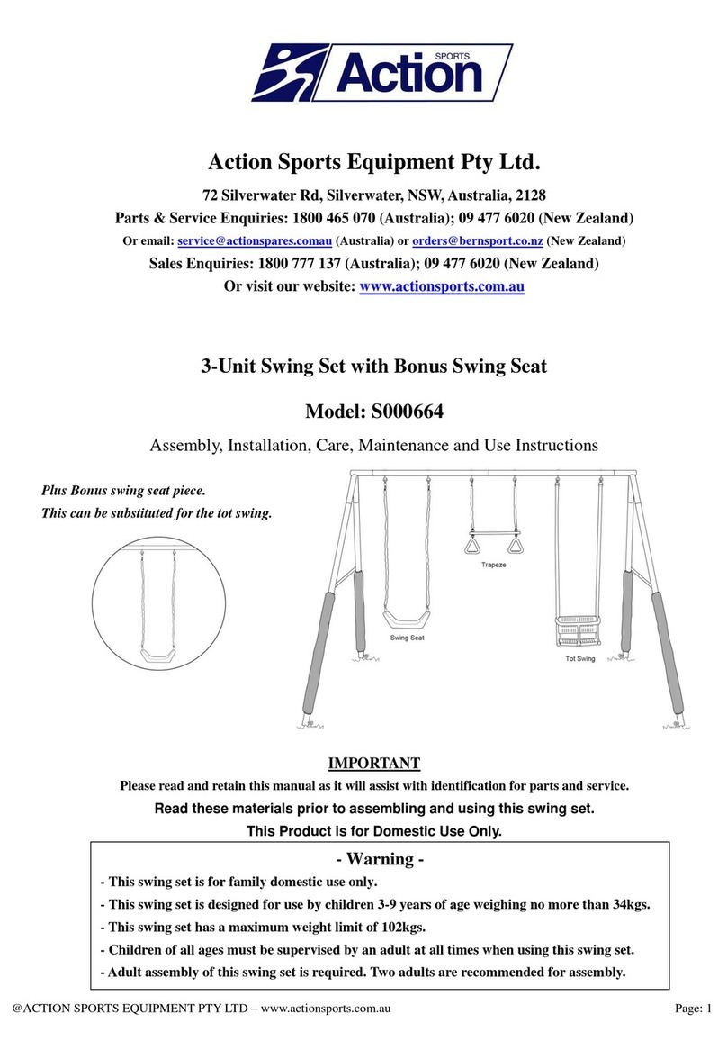 Action Sports S000664 Maintenance manual