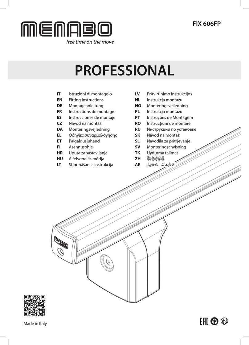 Menabo FIX 606FP Fitting instructions