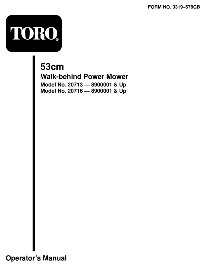Toro 20713 User manual