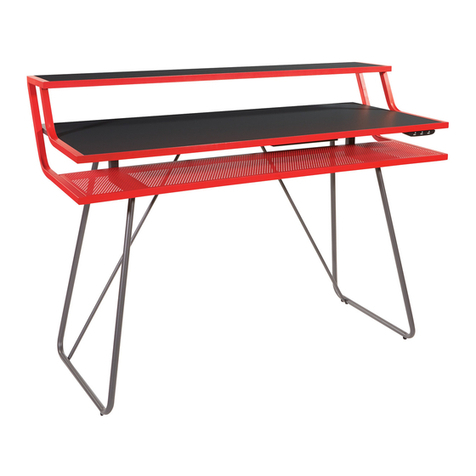 OSP furniture DesignLab Glitch Battlestation Gaming Desk... operating instructions OSP furniture DesignLab Glitch Battlestation Gaming Desk... operating instructions