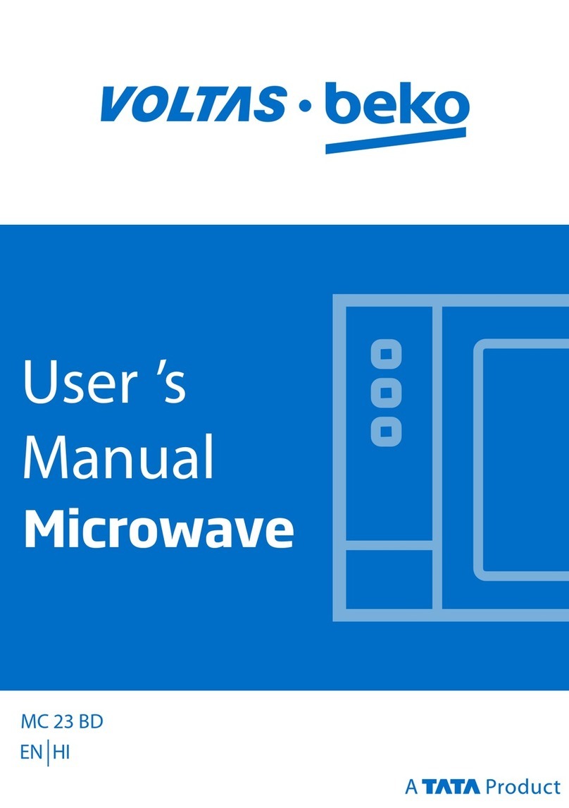 TATA Motors Voltas Beko MC 23 BD user manual