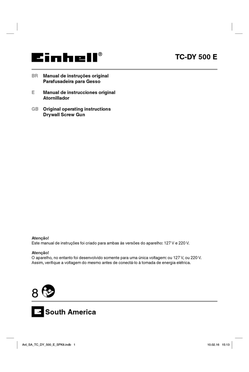 EINHELL TC-DY 500 E User manual