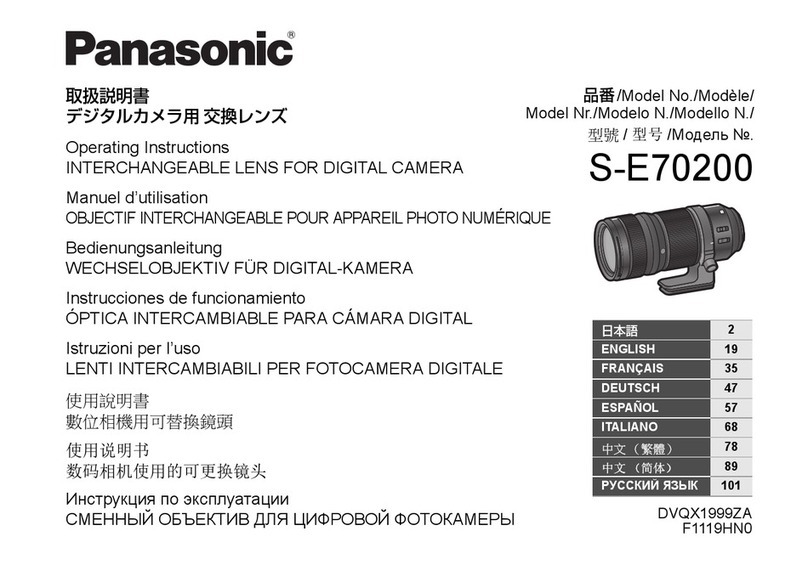 Panasonic S-E70200 User manual