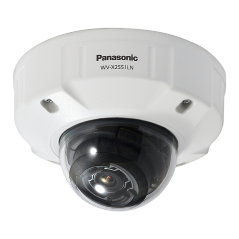 Panasonic WV-X2551LN Installation guide