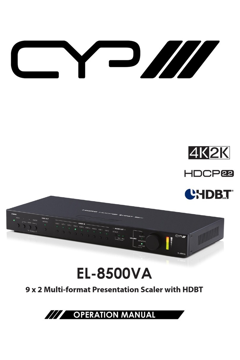 CYP EL-8500VA Operation manual CYP EL-8500VA Operation manual