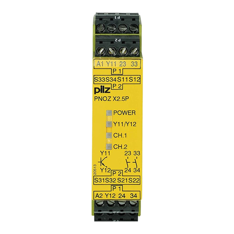 Pilz PNOZ X2.5P Series User manual