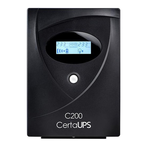 CertaUPS C200 Series user manual CertaUPS C200 Series user manual