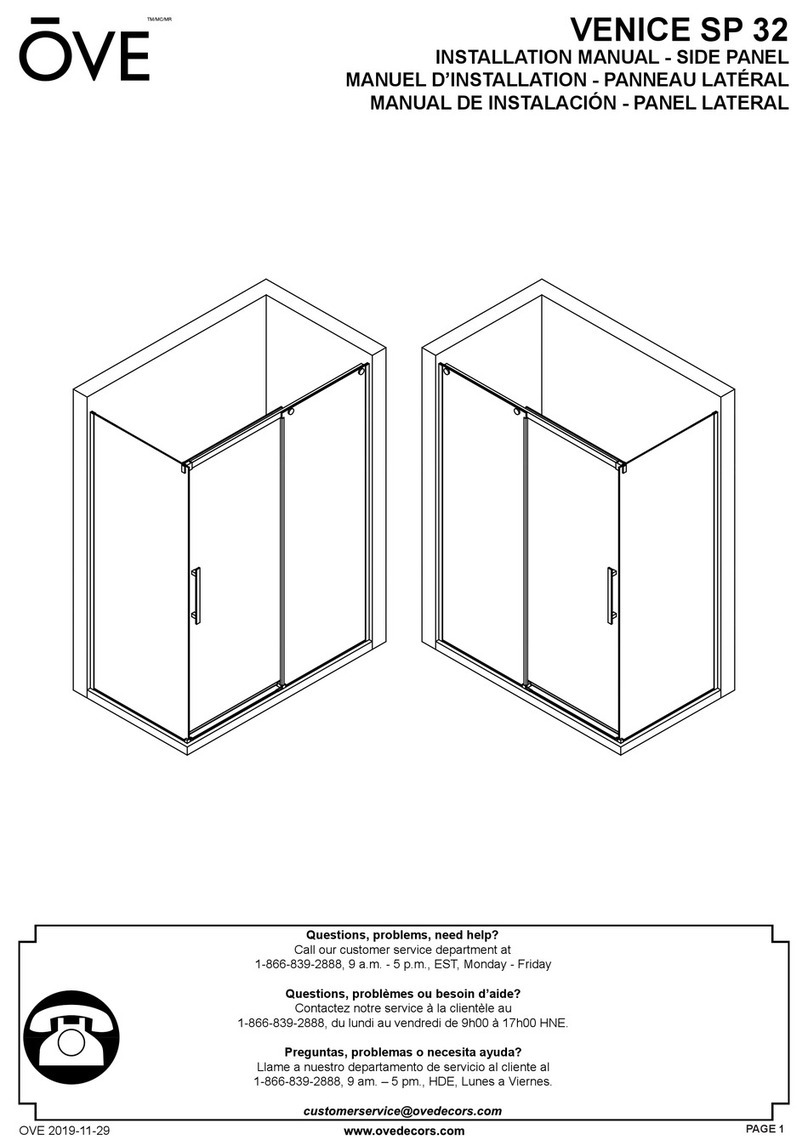 OVE VENICE SP 32 User manual