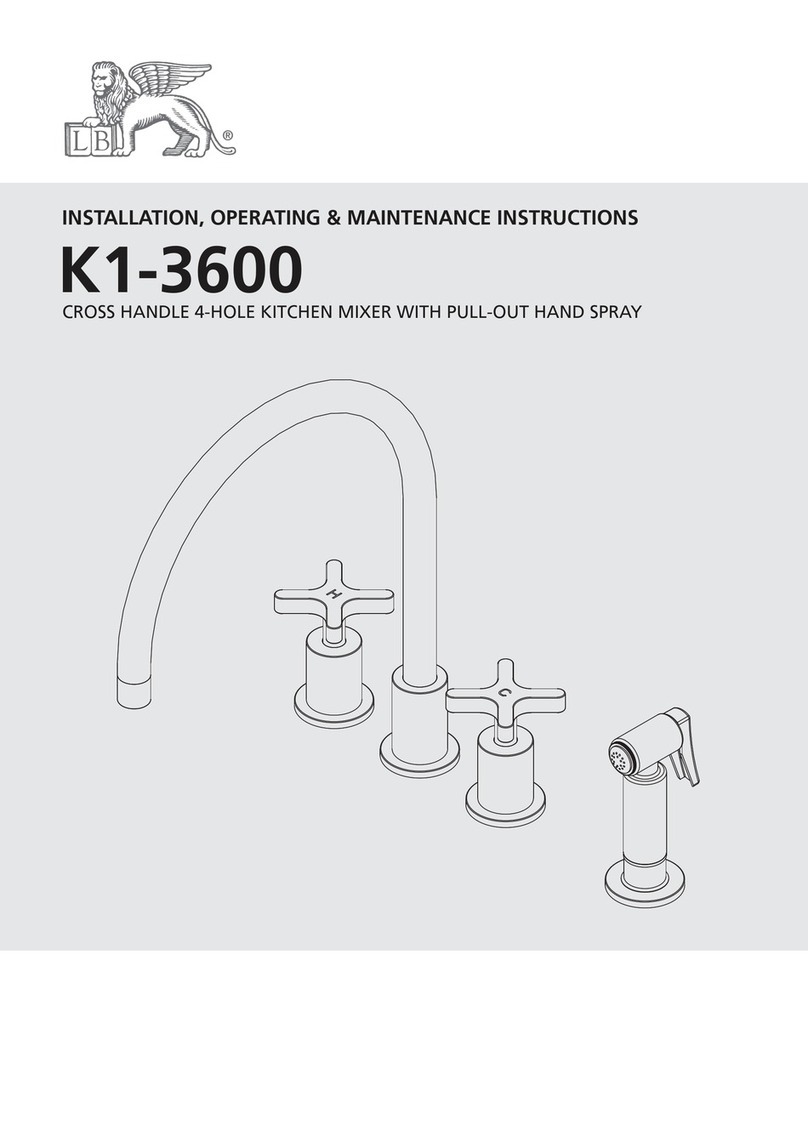 Lefroy Brooks K1-3600 Assembly instructions Lefroy Brooks K1-3600 Assembly instructions