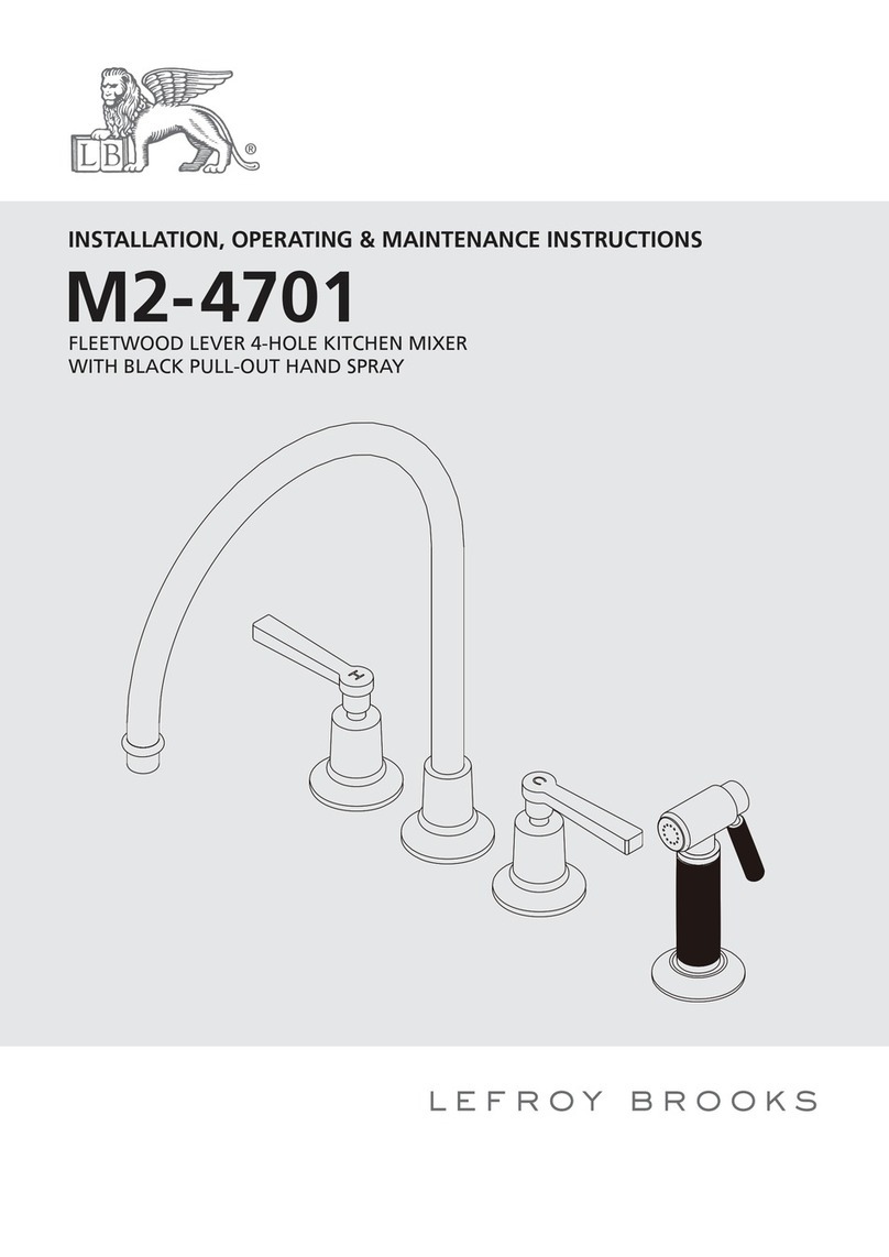 Lefroy Brooks M2-4701 Assembly instructions Lefroy Brooks M2-4701 Assembly instructions