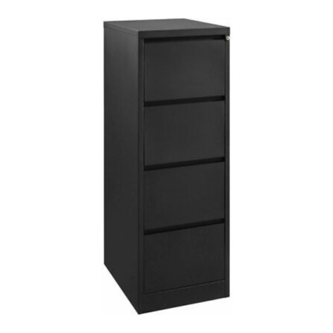 J.Burrows MATRIX 4 DRAWER FILING CABINET STMA4DFCWE User manual J.Burrows MATRIX 4 DRAWER FILING CABINET STMA4DFCWE User manual