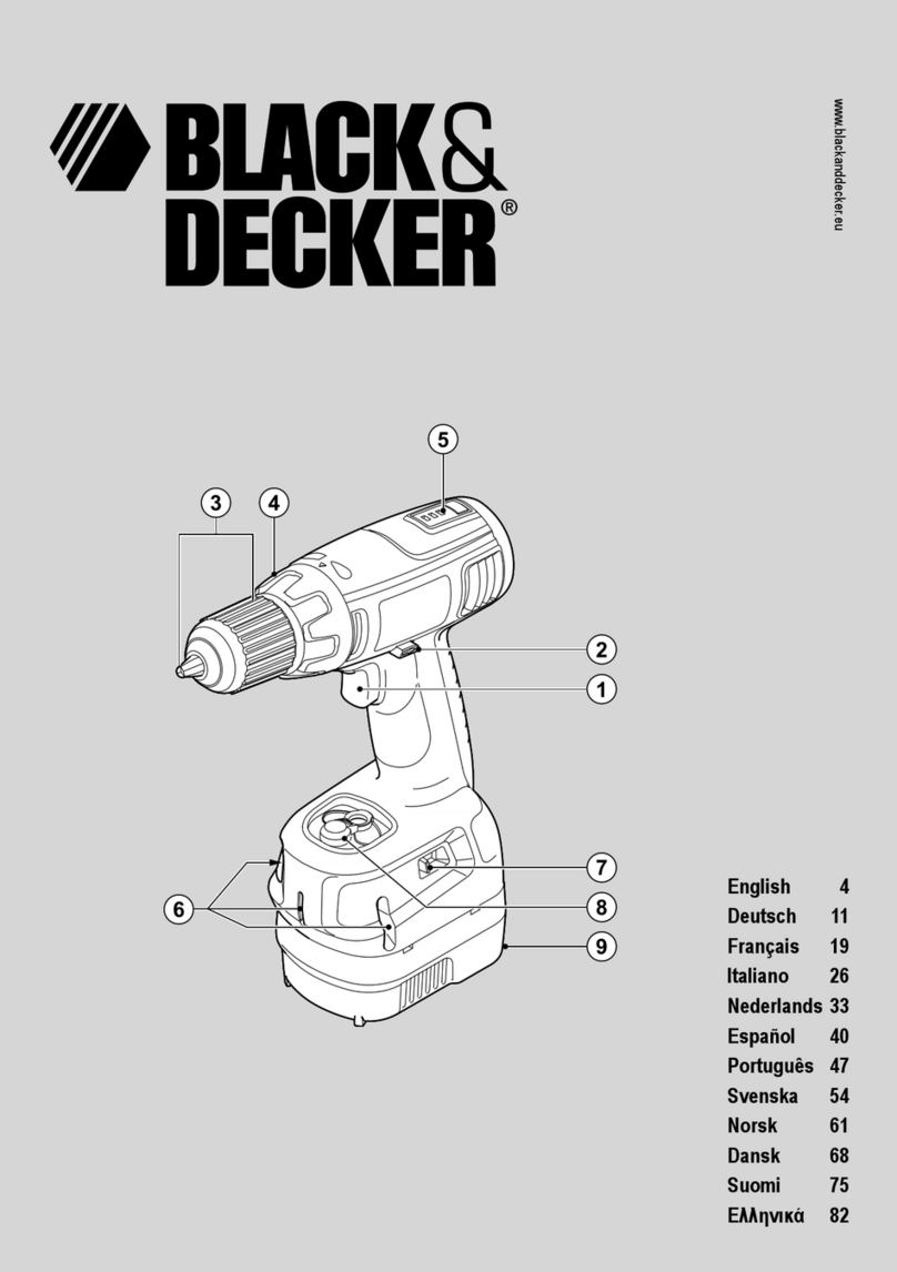 Black & Decker CL12 User manual