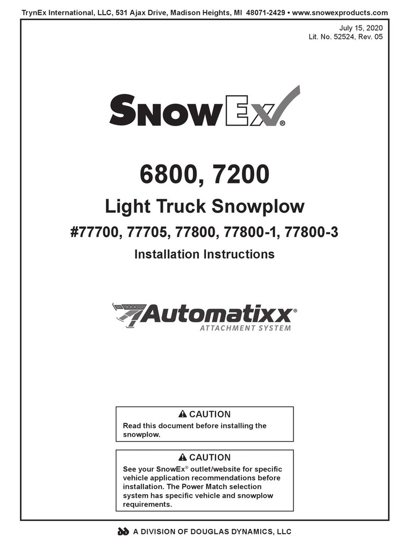 Douglas Dynamics SnowEx 6800 installation instructions
