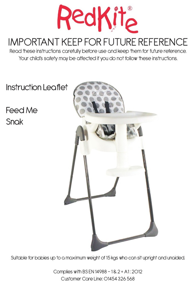Red Kite Feed Me Snak Instruction leaflet