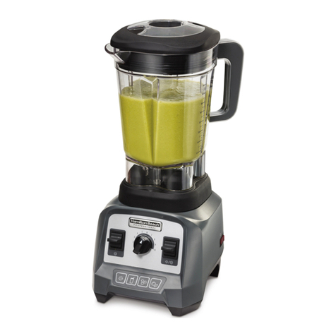 Hamilton Beach Professional 58911-TW instructions Hamilton Beach Professional 58911-TW instructions