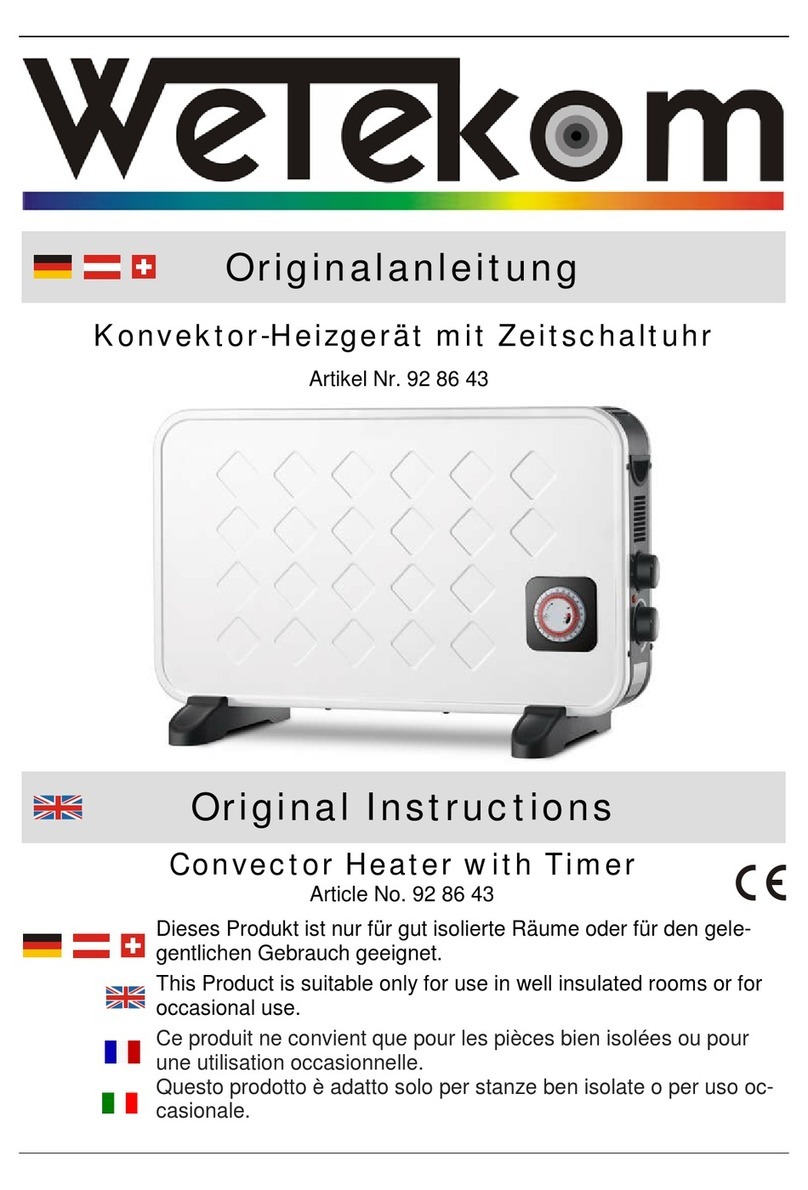 Wetekom 92 86 43 Original instructions
