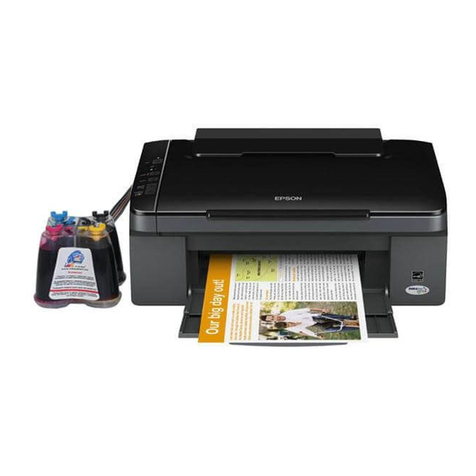 Epson Stylus TX100 Series Instruction Manual