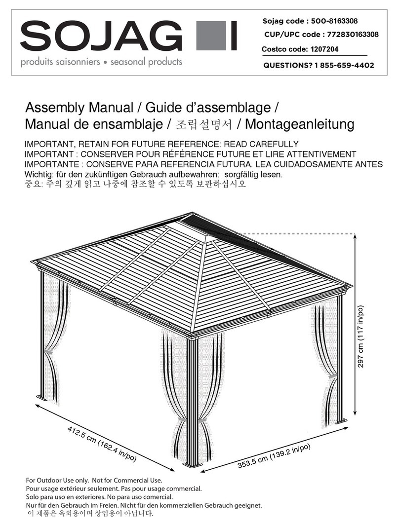 Sojag 500-8163308 User manual