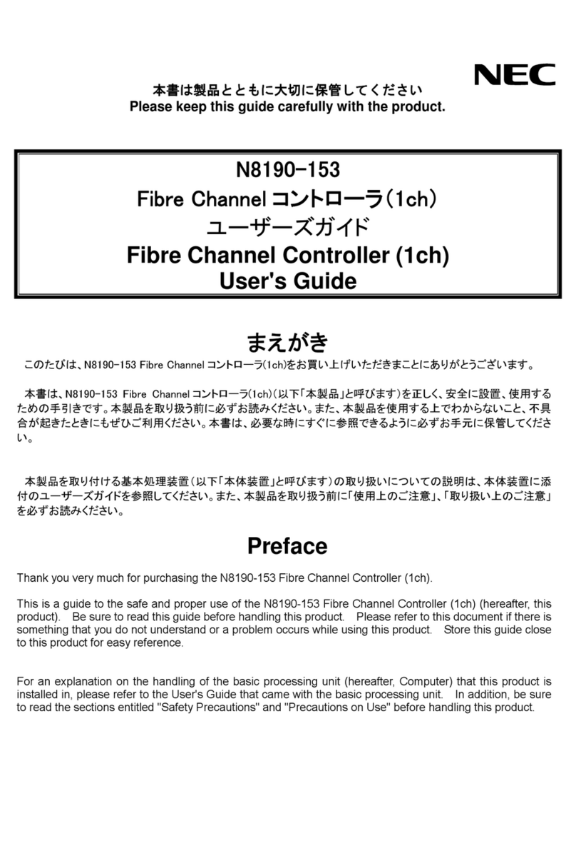 NEC N8190-153 User manual NEC N8190-153 User manual