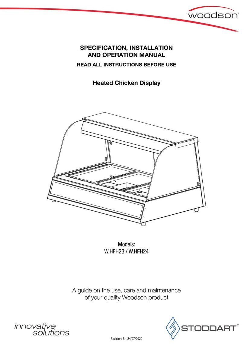 STODDART Woodson W.HFH23 Specification, installation and operation manual